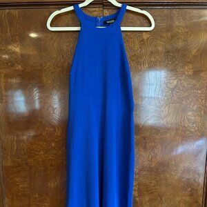Kensie Cobalt Blue Pleated Midi Dress